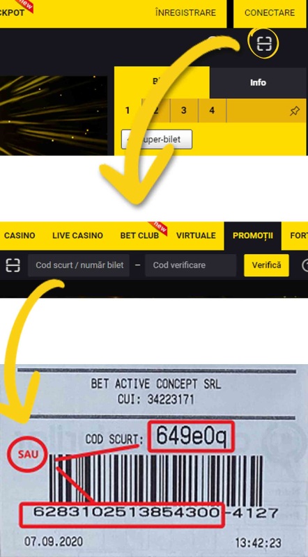 fortuna verificare bilet cod scurt